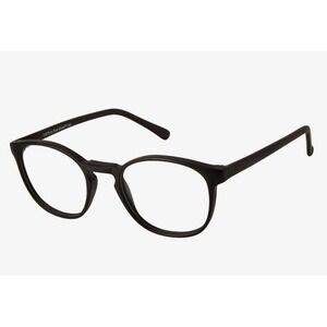 New Globe L4076 Matte Black Round Eyeglasses Frames 49-19-140